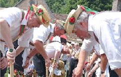 Dancers at the milton abbas streetfair